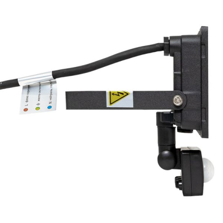 Прожектор свд 50Вт 6500К 4000лм черный IP65 110° Luma EKF датчик движения