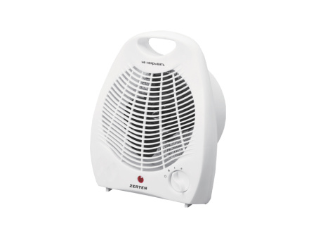 Тепловентилятор напольный 2000Вт спиральный белый Zerten (Oasis) 