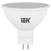 Лампа свд 220В GU5.3 5Вт 6500К 500лм MR16 матовая IEK 