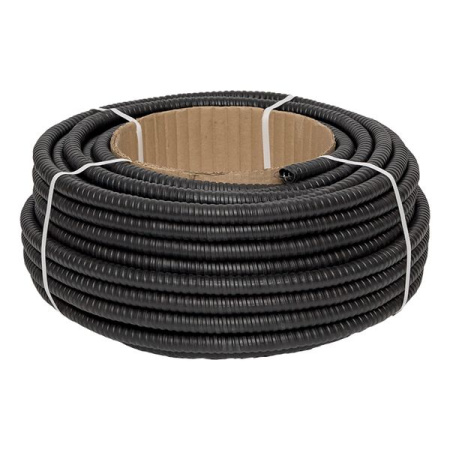 Металлорукав 15мм ПВХ IP65 PЗ-ЦП-НГ с протяжкой EKF 50м