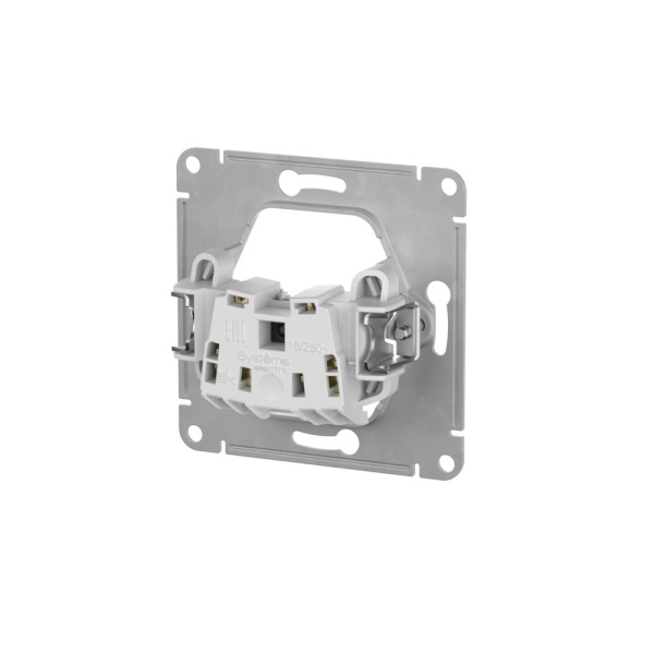 Атлас белый розетка скрытая 1-мест быстрозажим. клем. IP20 