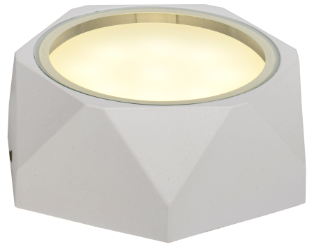 Светильник настенный 1*15Вт GX53 IP65 белый металл IEK