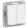 AtlasDesign лотос выключатель самовозвратный 1кл скрытая 10А IP20 