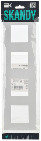 SKANDY Рамка 4-мест. SK-F04W арк. бел. IEK