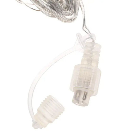 Гирлянда нить 20м белый 150свд соединяемая IP44 прозрачный провод (до 5мод.) мерцание