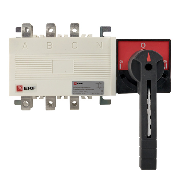 Рубильник 3Р 100А перекидной PowerSwitch EKF  