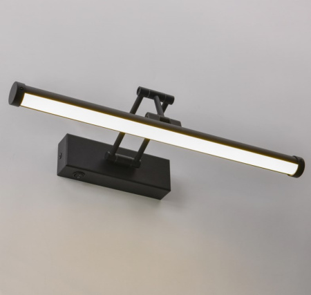 Светильник настенный свд 8Вт 4000К 400лм черный IEK