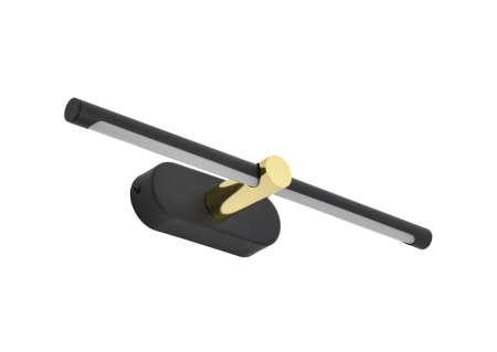 Светильник настенный свд 9Вт 4000К 450лм черный IEK