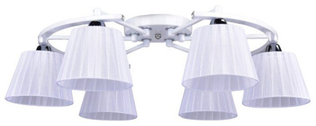 Светильник потолочный (люстра) 6*60Вт E27 белый/хром Аккорд