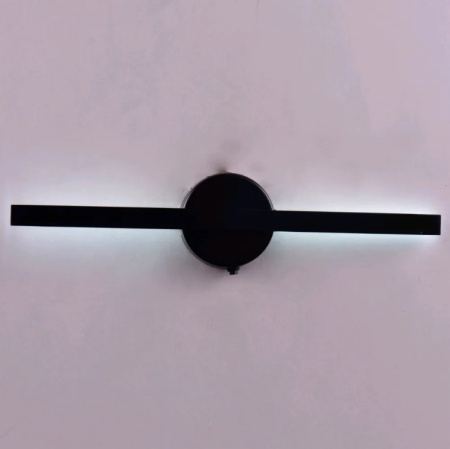 Светильник настенный свд 13Вт 3000К 700лм черный Россвет