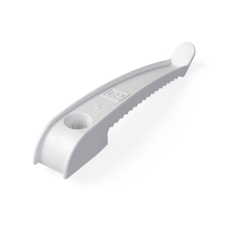 Держатель круглого кабеля односторонний для прямого монтажа на 8 мест белый 20шт Промрукав