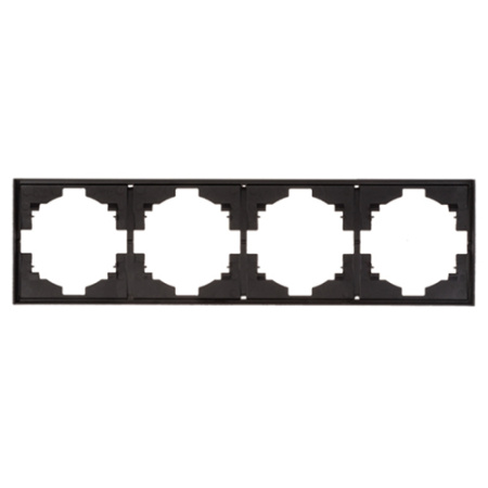 Рамка STRONG 4-постовая антрацит KRANZ