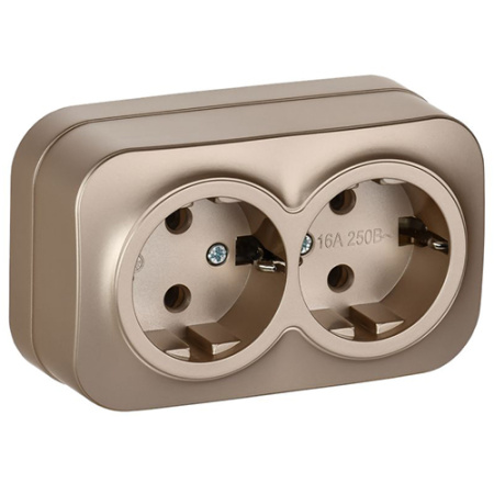 GLORY Роз. 2-я с з/к без з/ш о/у 16А РС22-3-ХШм шамп. м. IEK