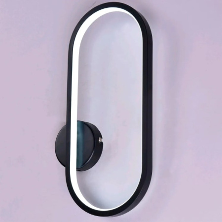 Светильник настенный (бра) свд 38Вт 4200К 1900лм черный Россвет