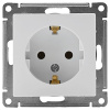 AtlasDesign розетка с заземлением, 16А, механизм, БЕЛЫЙ