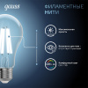 Лампа свд Е27 15Вт 4100К 1450лм стандарт А60 прозрачная филамент  Gauss