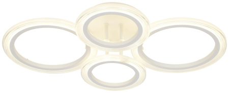 Светильник потолочный (люстра) свд 59Вт 3000К-6500К 4900лм белый пульт