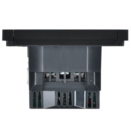 Фортепиано черный механизм розетки скрытая 1-мест заземление шторки USB IP20 3,1А