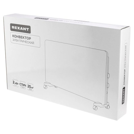 Конвектор 2000Вт механика IP20 настенный/напольный Rexant стич