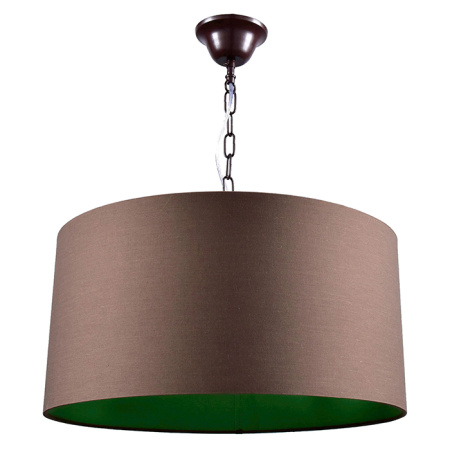 Светильник подвесной (люстра) 3*60Вт E14 коричневый/золото Ареал