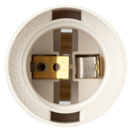 Патрон подвесной E27 пластик белый ЭРА