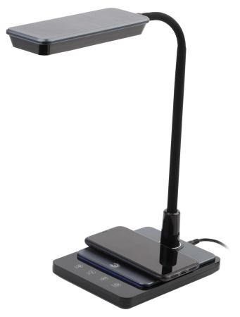 Светильник настольный свд 10Вт 3000-6500К 800лм черный подставка диммер сенсор ЭРА