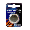 Батарейка дисковая CR2430 BL1 Renata 