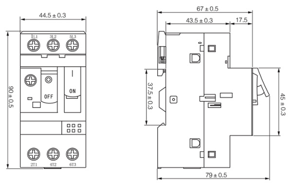 Автомат защиты двигателя 0,63-1А ПРК32 IEK