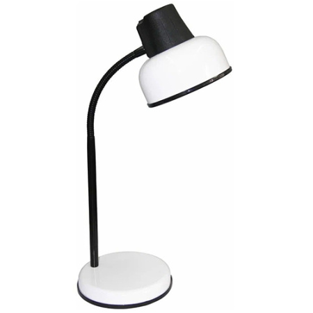 Светильник настольный 60Вт E27 белый подставка h-45см