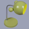 Светильник настольный 1*60Вт E27 зеленый/хром Россвет Глянец