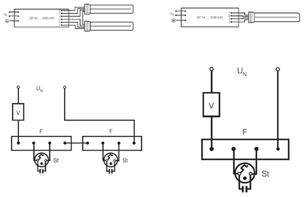 Лампа люм 2G11 18Вт 3000К 1200лм Osram