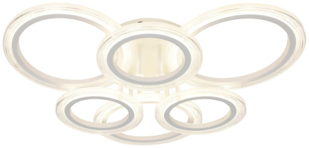 Светильник потолочный (люстра) свд 90Вт 3000К-6500К 7300лм белый пульт