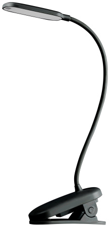 Светильник настольный свд 6Вт 3000-6500К лм черный прищепка диммер аккумулятор ЭРА управление жестом