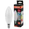 Лампа свеча свд Е14 10Вт 6500К 800лм B39 матовая Osram LED Value black