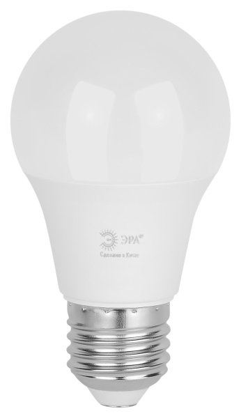 Лампа светодиодная 220В Е27 15Вт 4000К 1500лм стандарт A60 матовая ЭРА Green Line