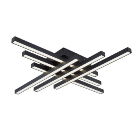 Светильник потолочный (люстра) свд 128Вт 3000-6500К 9600лм черный/белый пульт диммер