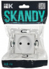 SKANDY Роз. без з/к/ш 10А SK-R02W арк. бел. IEK