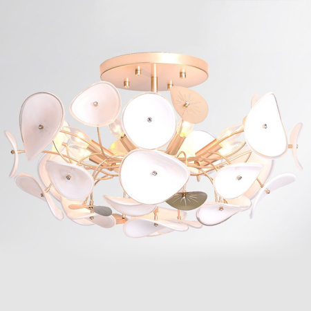 Светильник потолочный (люстра) 8*40Вт E14 золото