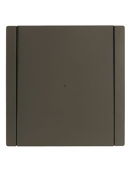 Фортепиано серый выключатель 1кл с подсветкой скрытая 10А IP20 